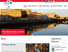 Tablet Screenshot of firenzeturismo.it